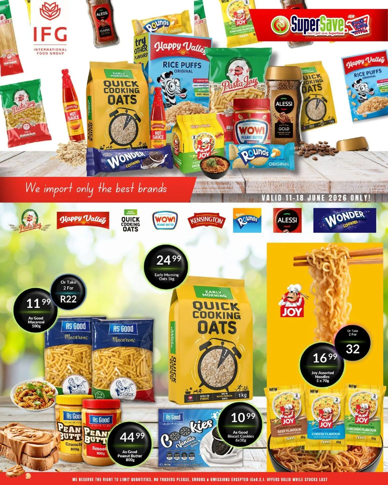 New Super Save catalogue – valid from 11.06.2026 | Page: 36 | Products: Rice, Noodles, Cookies, Sauce