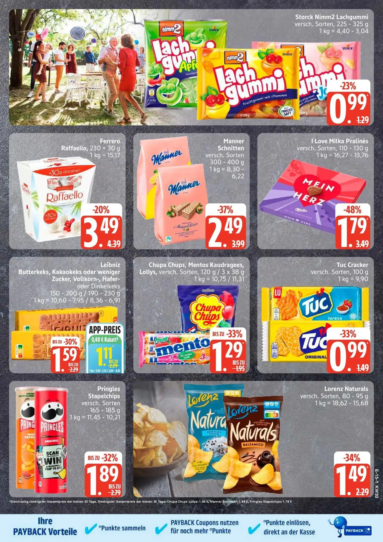 Edeka Prospekt Husum (ab 10.08.2026) » Angebote Online | Seite: 19 | Produkte: Raffaello, Balsamico, Paprika, Pringles
