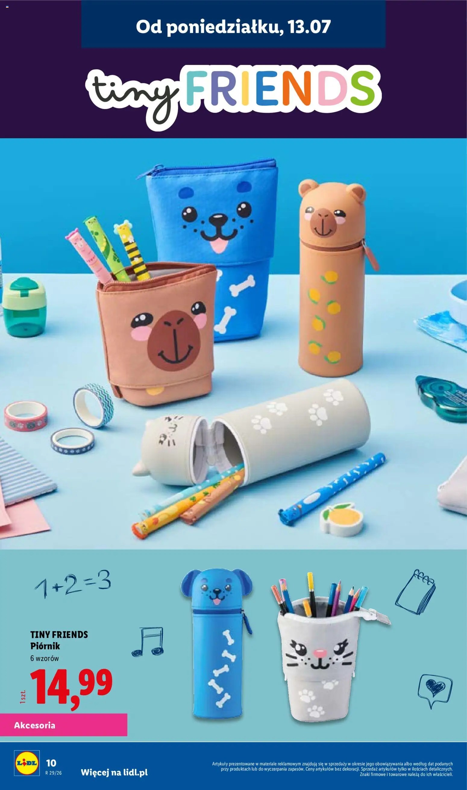 Lidl Katalog od 09.07.2026 | Strona: 10 | Produkty: Piórnik