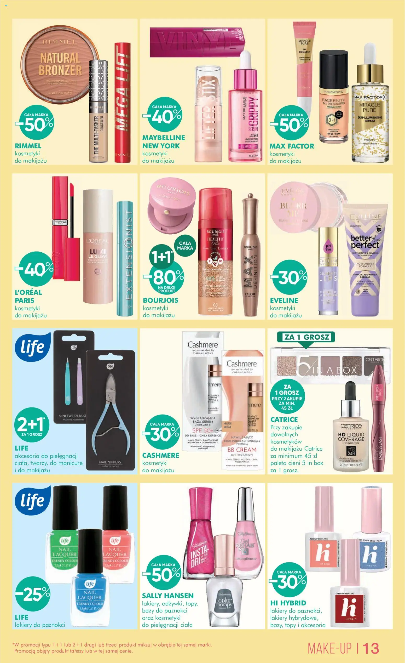 Super-pharm gazetka od 16.06.2026 | Strona: 13 | Produkty: Kosmetyki, Rosliny, Lakiery, Krem