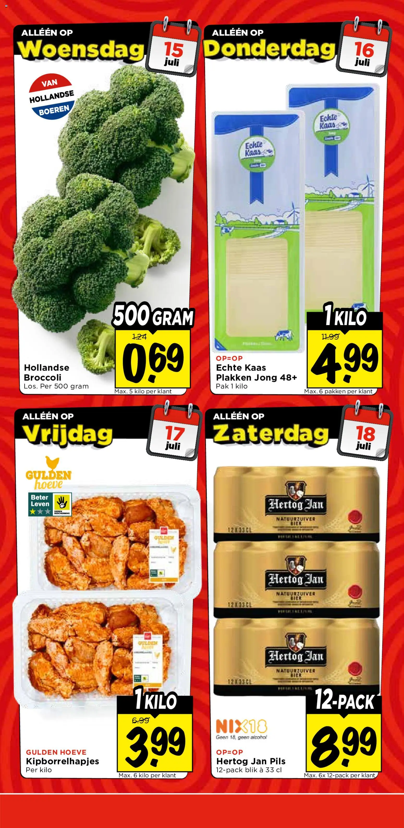 {H1} | Pagina: 3 | Producten: Kaas, Broccoli, Alcohol
