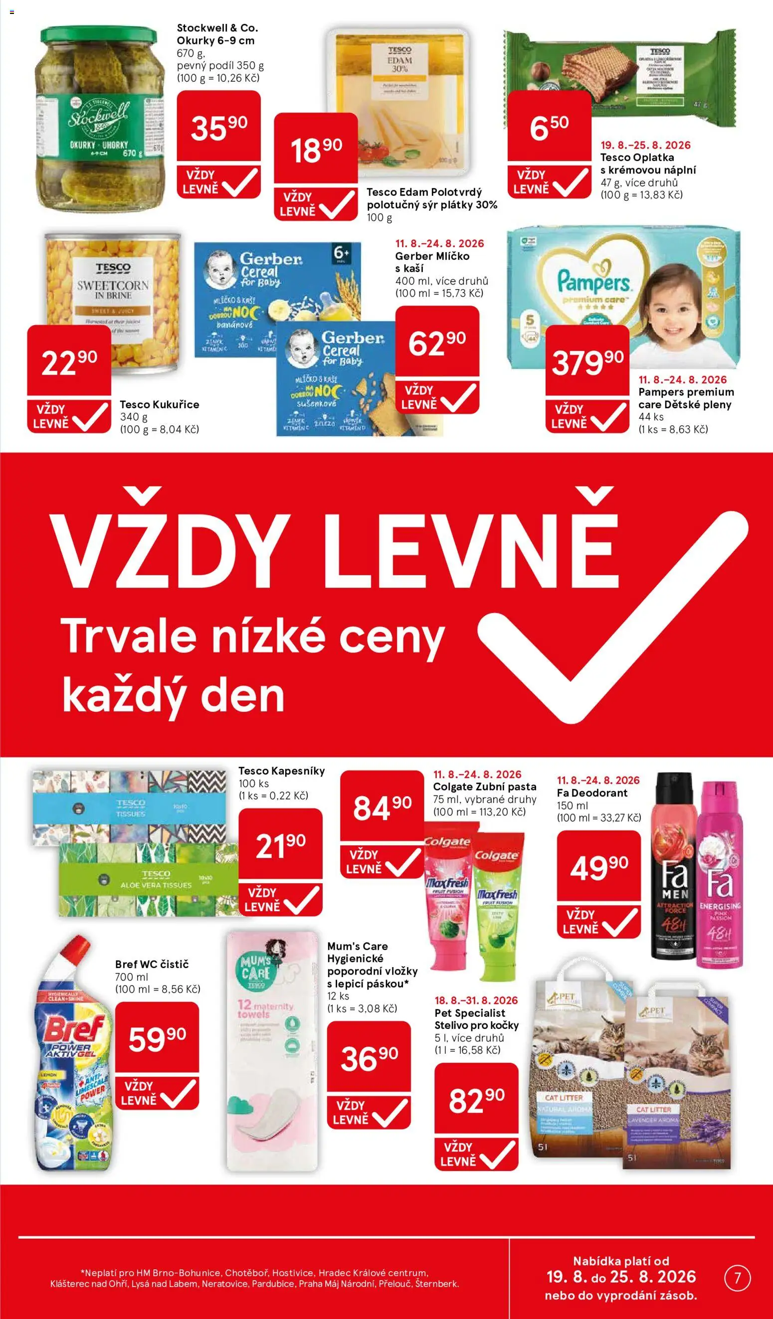 Tesco leták - Hypermarket od 19.08.2026 | Strana: 7
