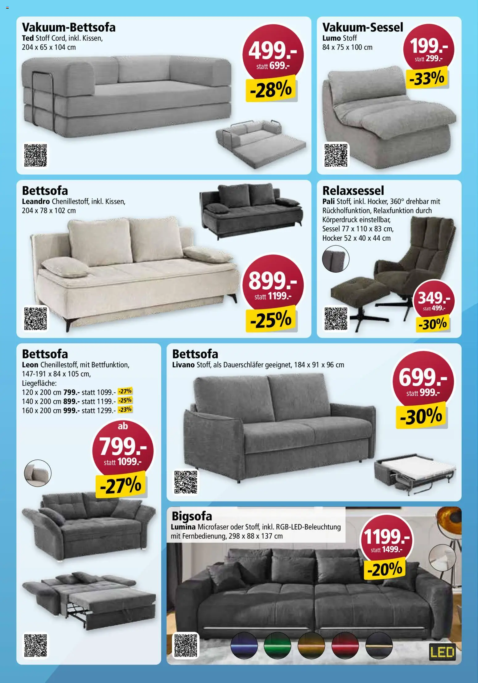 Otto's aktionen Online – gültig ab 10.10.2026 | Seite: 26 | Produkte: Hocker, Sessel, Bigsofa, Relaxsessel