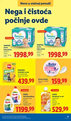 Lidl katalog Novo u stalnoj ponudi - pregled Lidl kataloga - važi od 03.08.2026 | Strana: 23