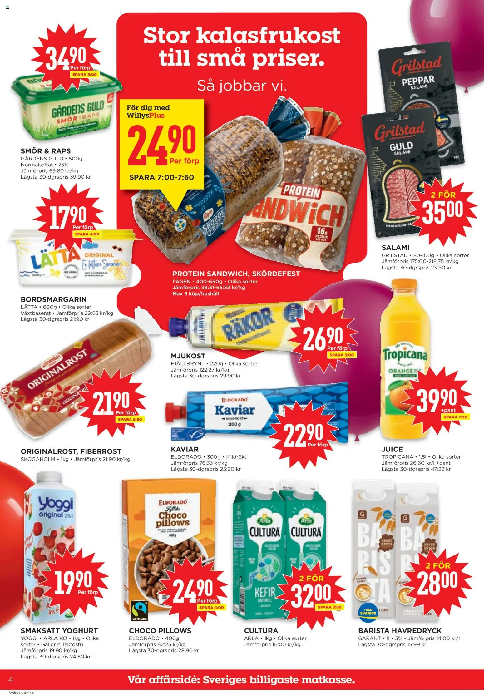 Willys reklamblad aktuell från 12/10/2026 | Sida: 4