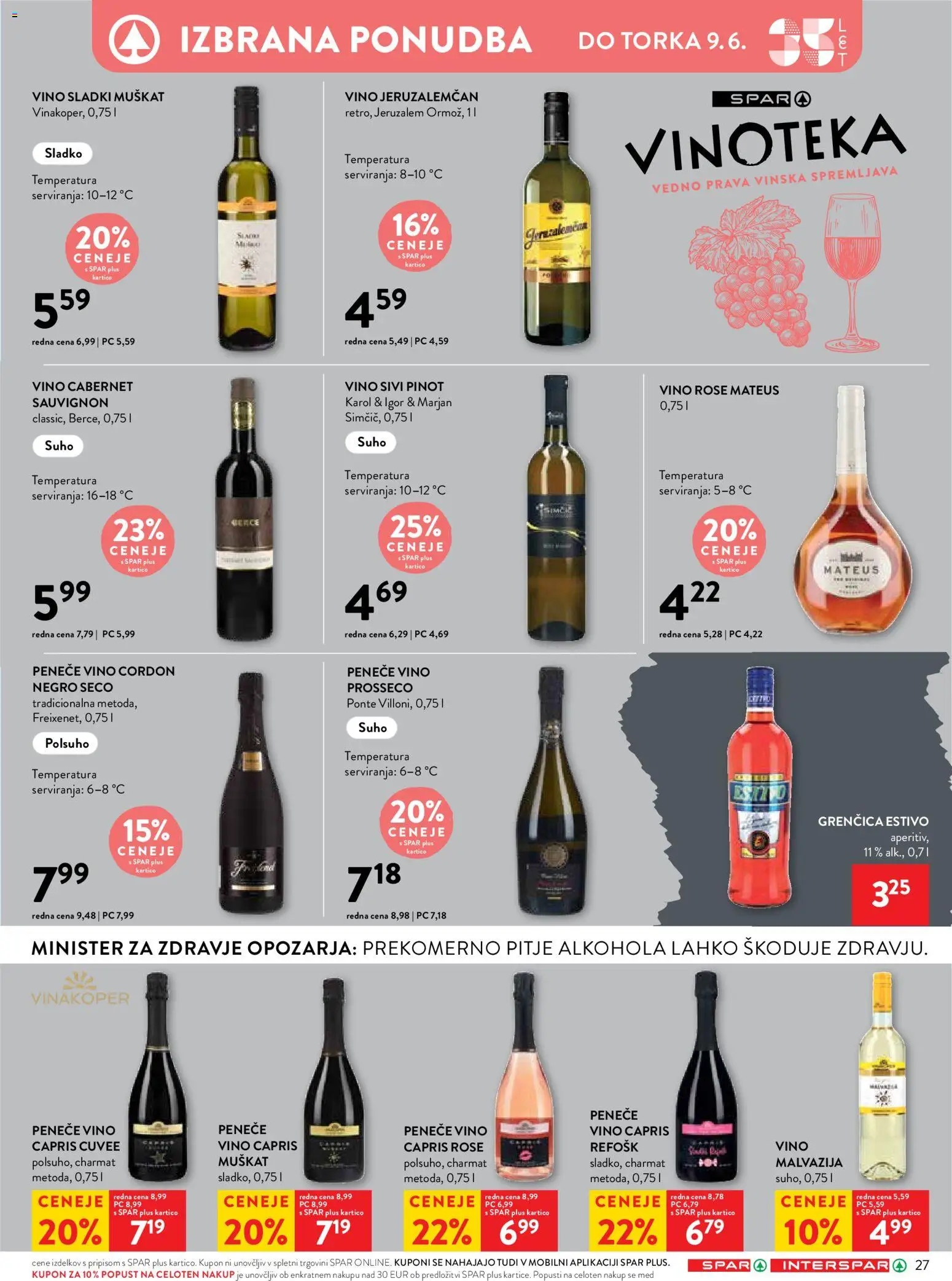 Novi Spar katalog ponudbe – veljaven od 03.06.2026 | Stran: 38