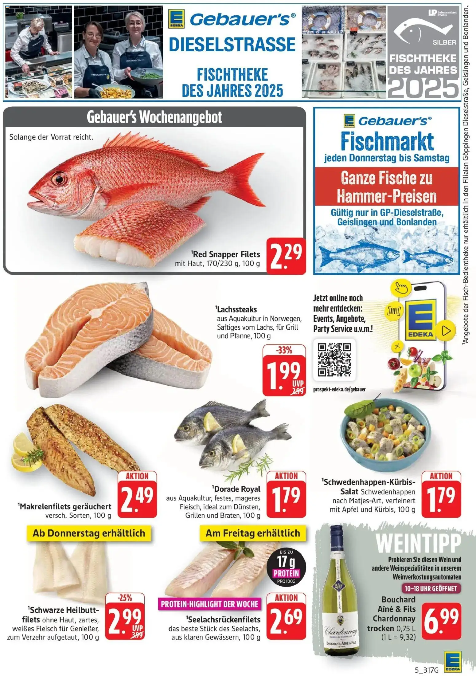 Edeka Prospekt Filderstadt-Bonlanden (ab 12.10.2026) » Angebote Online | Seite: 5 | Produkte: Grill, Äpfel, Salat, Uhr