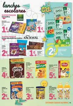 Pré-visualização E.Leclerc - Folheto Regresso Às Aulas 1 válido de 04/08/2026 | Página: 15 | Produtos: Ferro, Nestlé, Maça, Flocos
