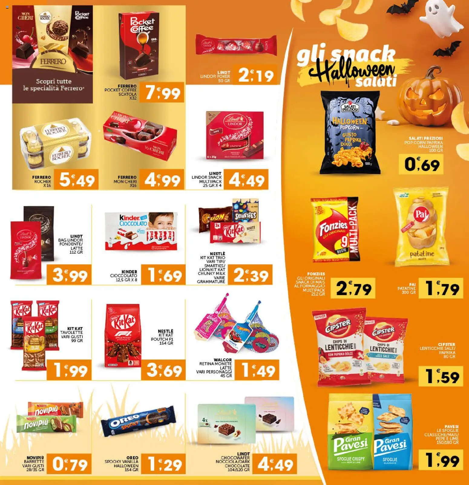 Volantino SISA del 29/10/2026 | Pagina: 13 | Prodotti: Sale, Popcorn, Latte, Chips di lenticchie