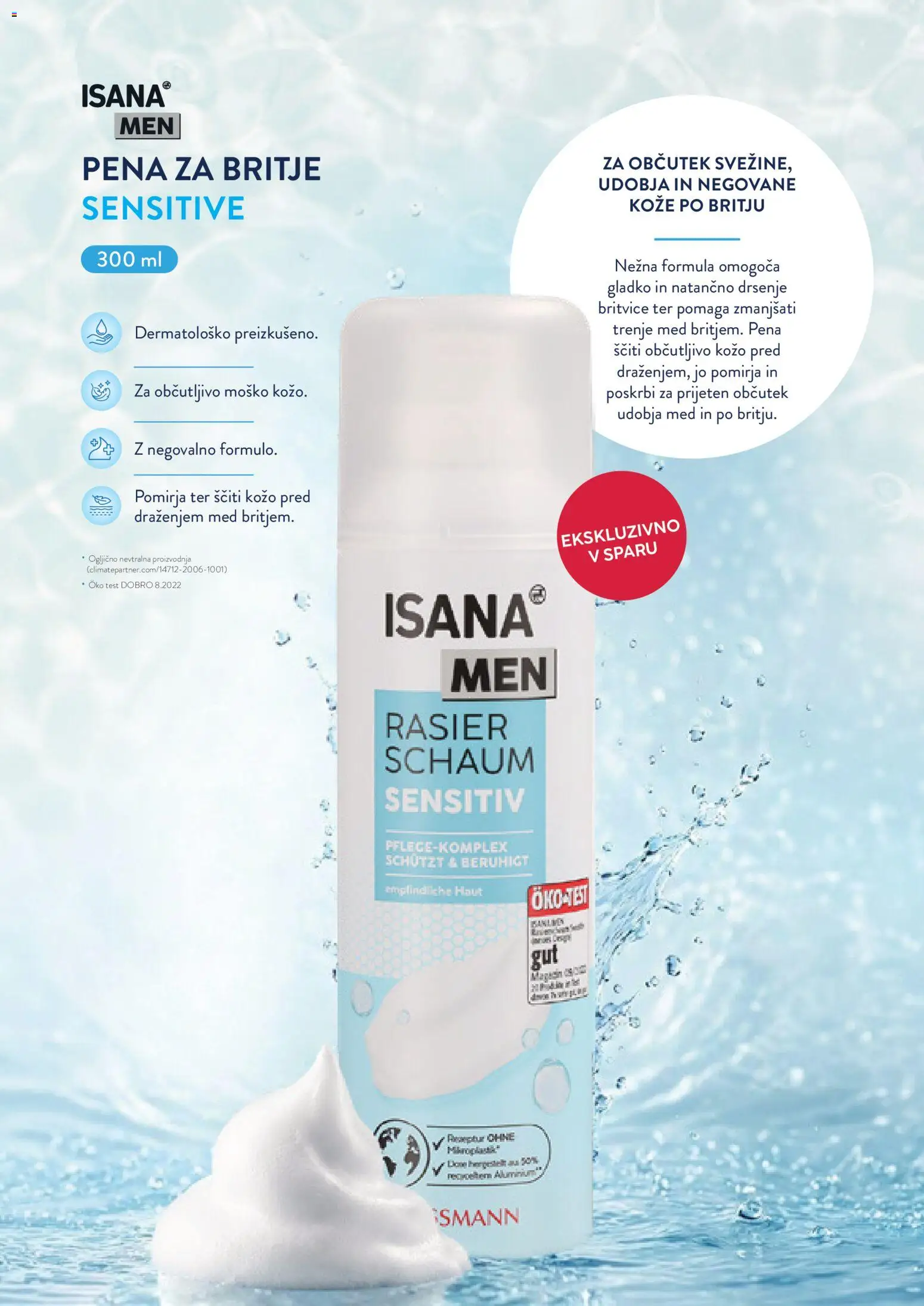 Novi Spar katalog ponudbe – veljaven od 24.09.2026 | Stran: 16 | Izdelki: Med, Pena za britje