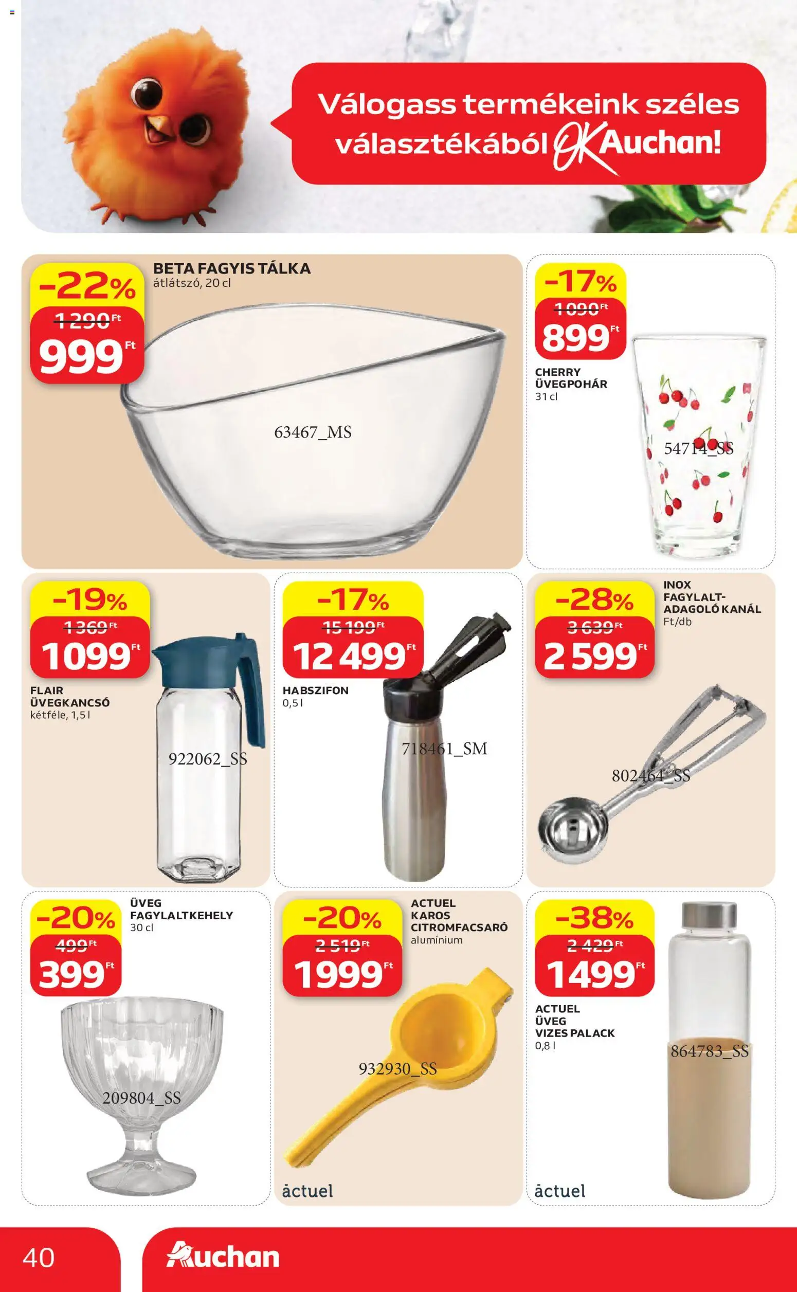 Akciós újság új Auchan — page 40