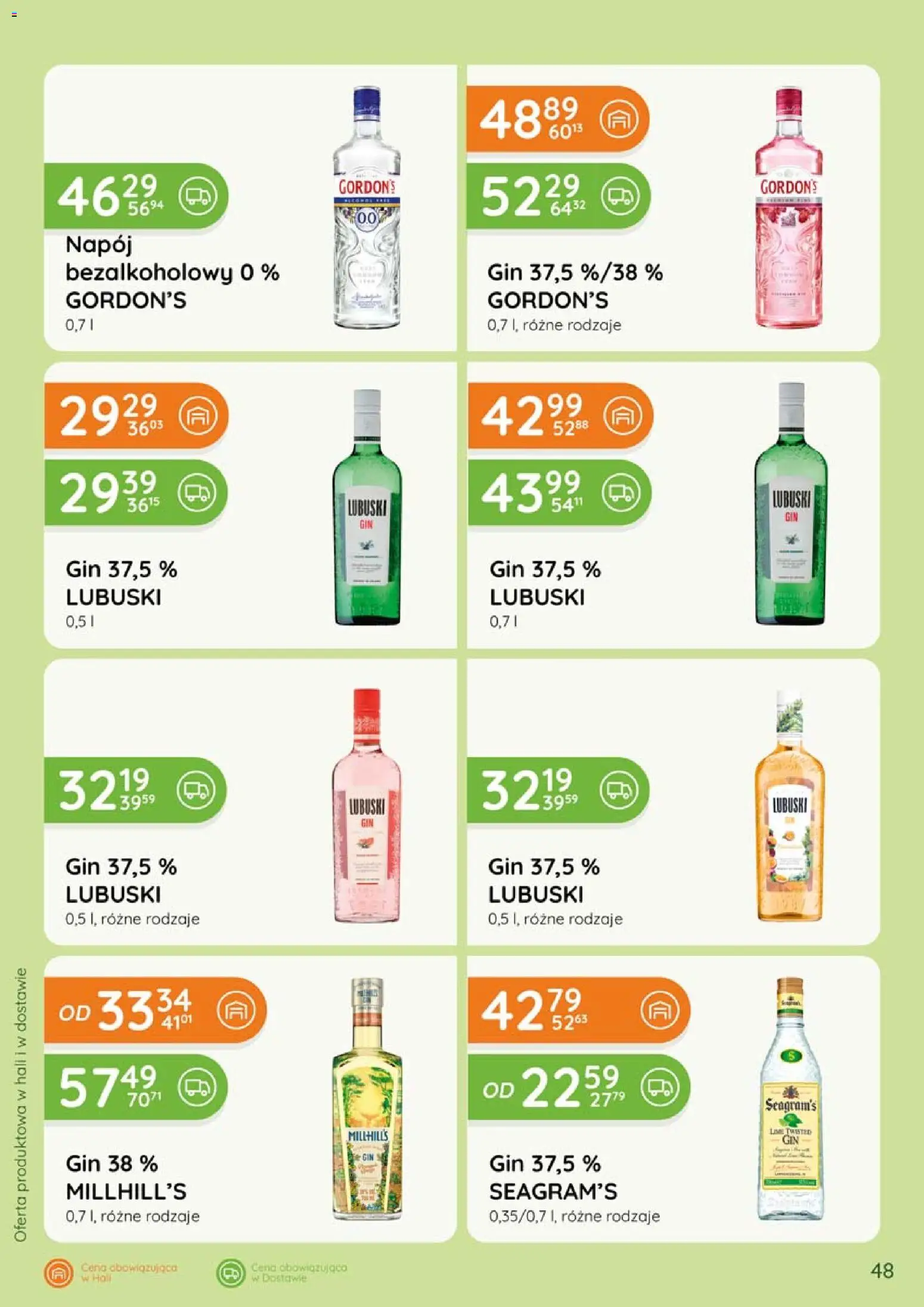 Eurocash gazetka - Katalog Alkoholowy od 01.06.2026 | Strona: 48 | Produkty: Gin