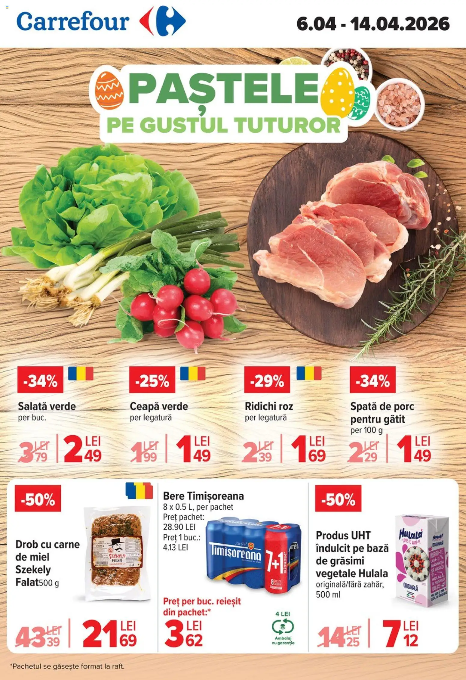 Noul catalog Carrefour – valabil de la 06.04.2026 | Pagină: 1 | Produse: Bere
