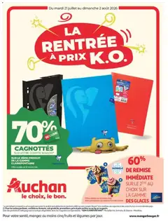 Auchan - Prévisualisation de Auchan Promos XXL, rentrée valide à partir de 21/07/2026