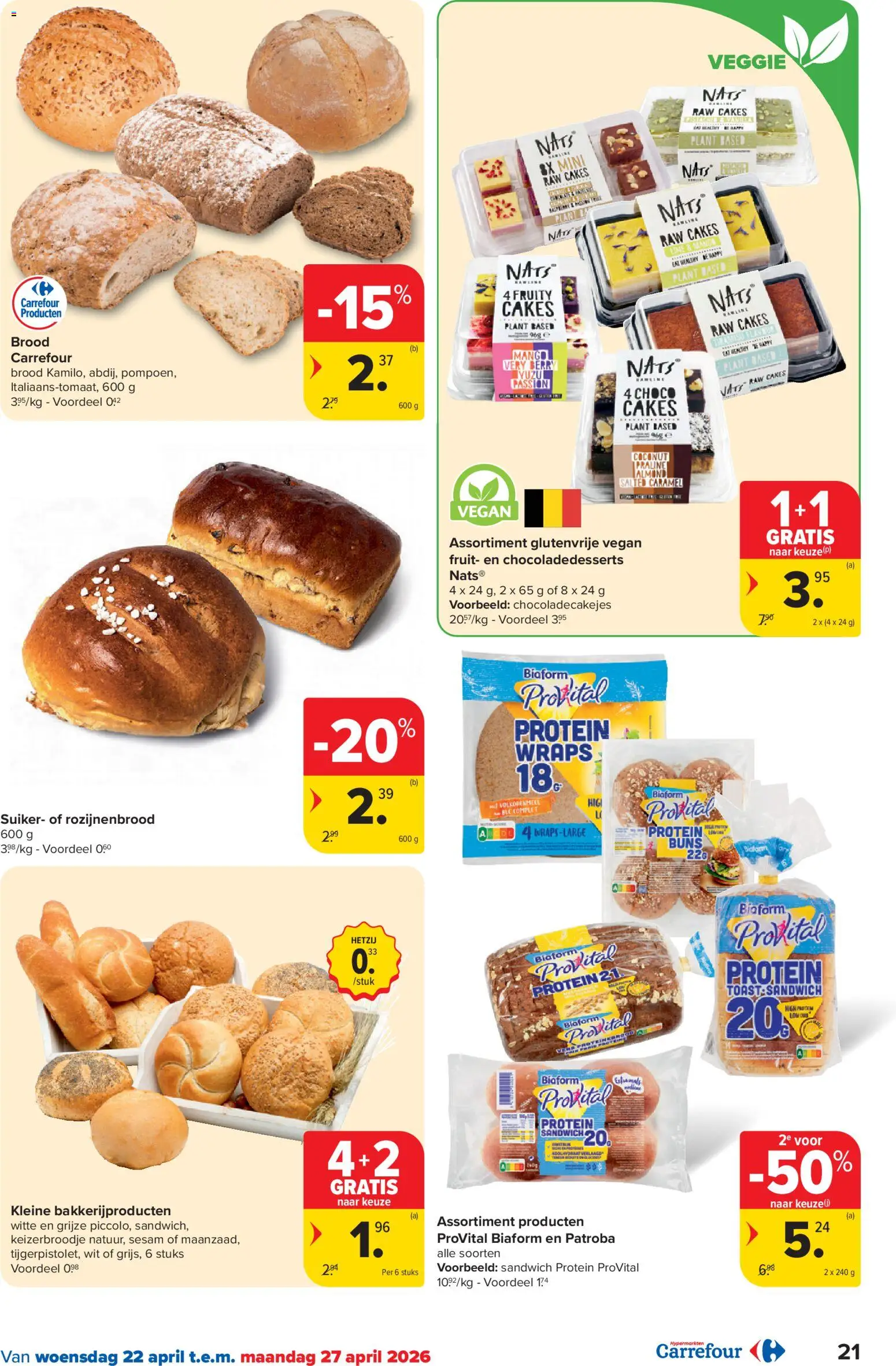 {H1} | Pagina: 21 | Producten: Sandwich, Fruit, Mango, Brood
