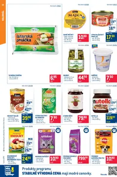 Náhled letáku Makro leták - Maloobchod od 17.06.2026 | Strana: 14 | Produkty: Pedigree, Granule pro kočky, Majonéza, Guláš