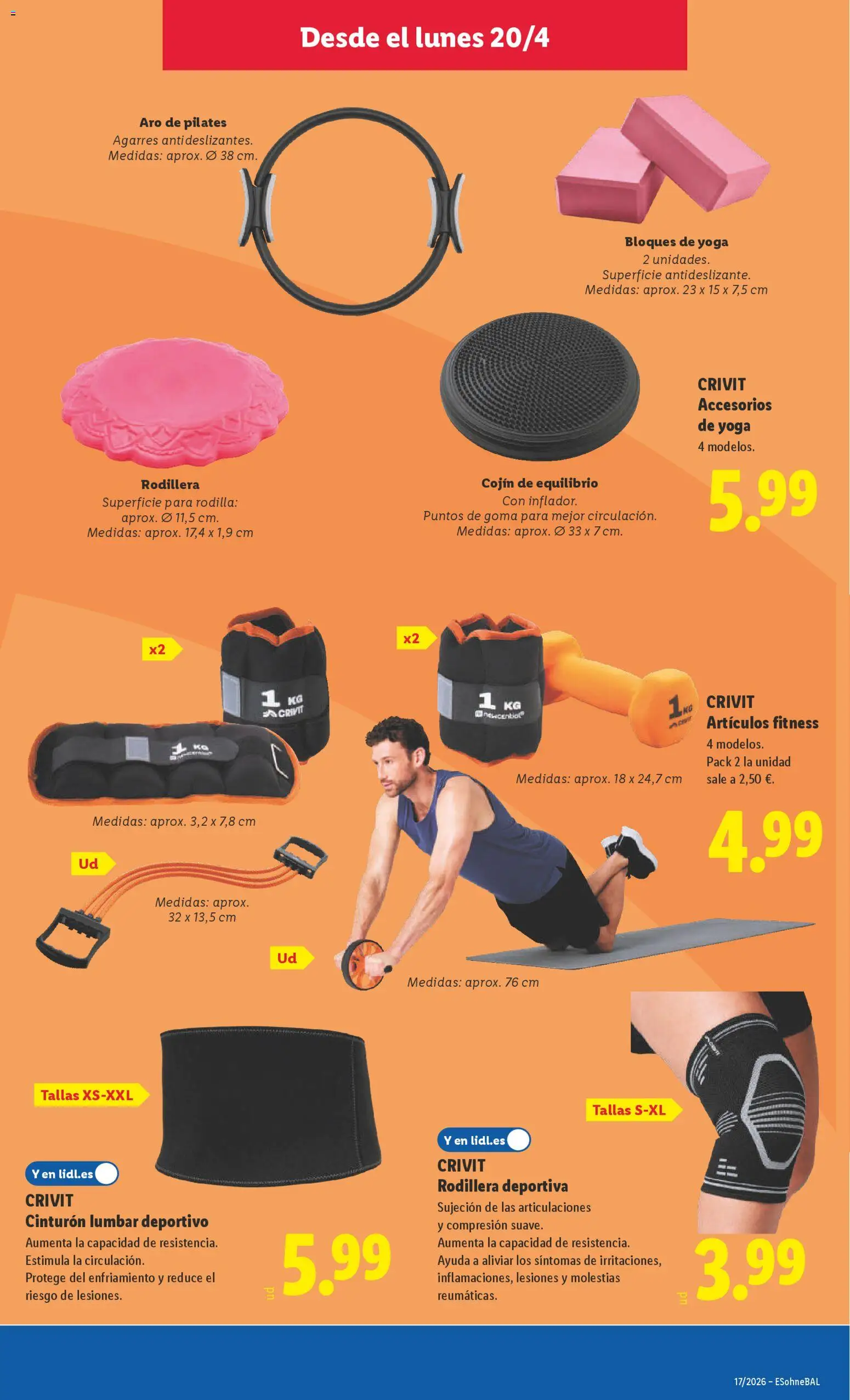 Lidl folleto de bazar │ válido desde el 20.04.2026 | Página: 9 | Productos: Cinturón, Cojín