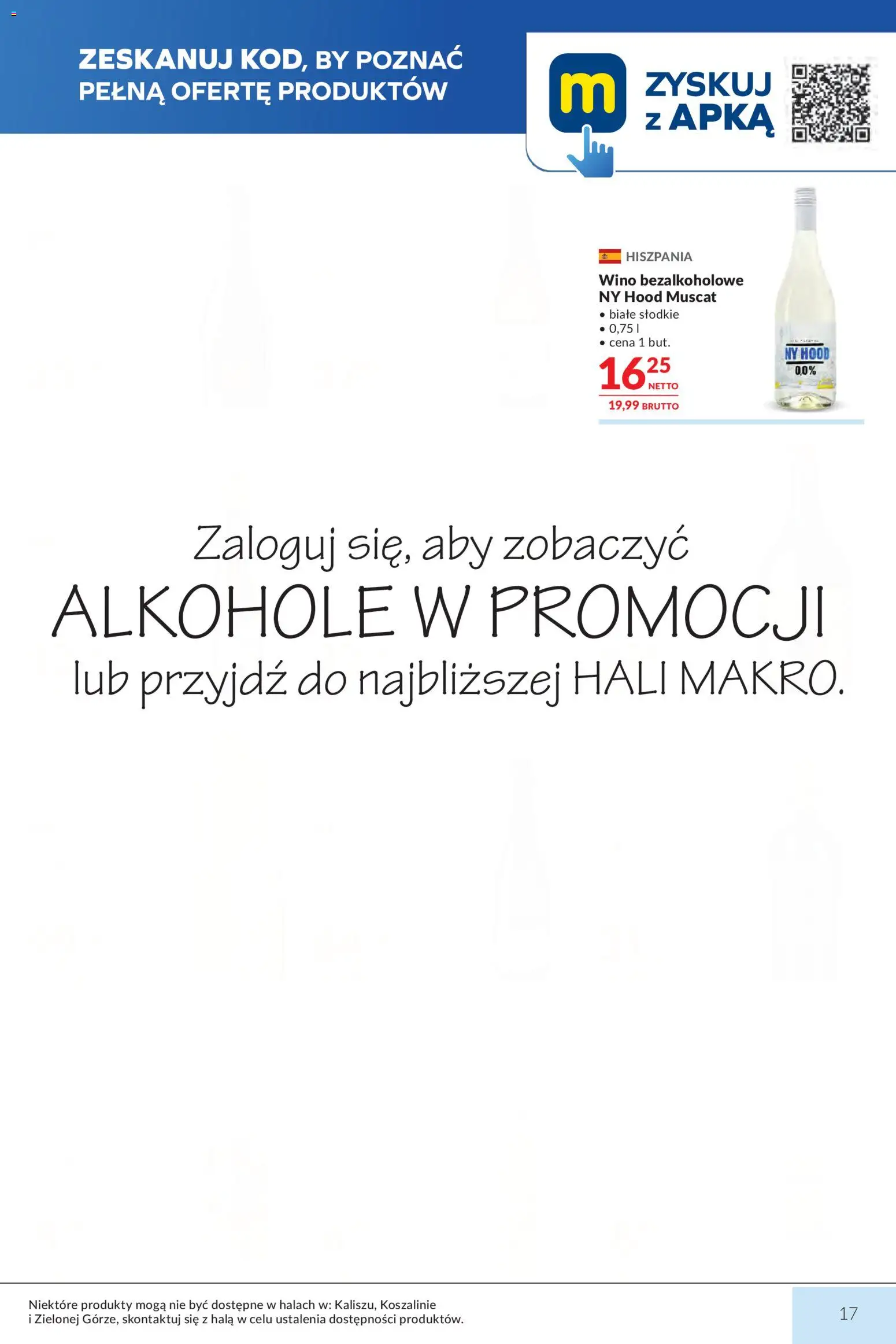Makro gazetka od 04.08.2026 | Strona: 17 | Produkty: Wino bezalkoholowe, Wino