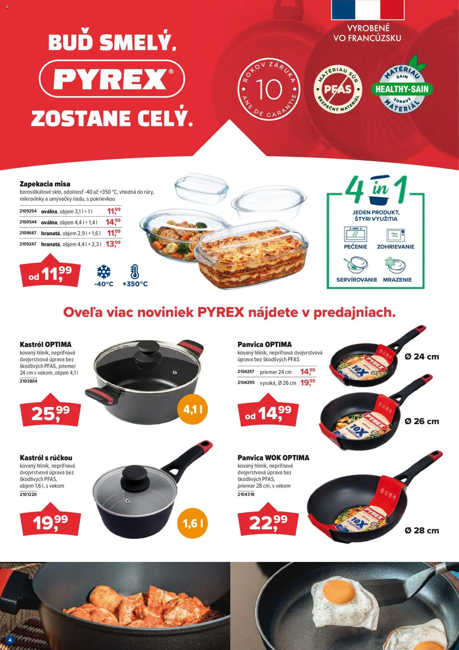 Nové Kinekus akcie – leták je platný od 01.05.2026 | Strana: 4 | Produkty: Mikrovlnky, Panvica