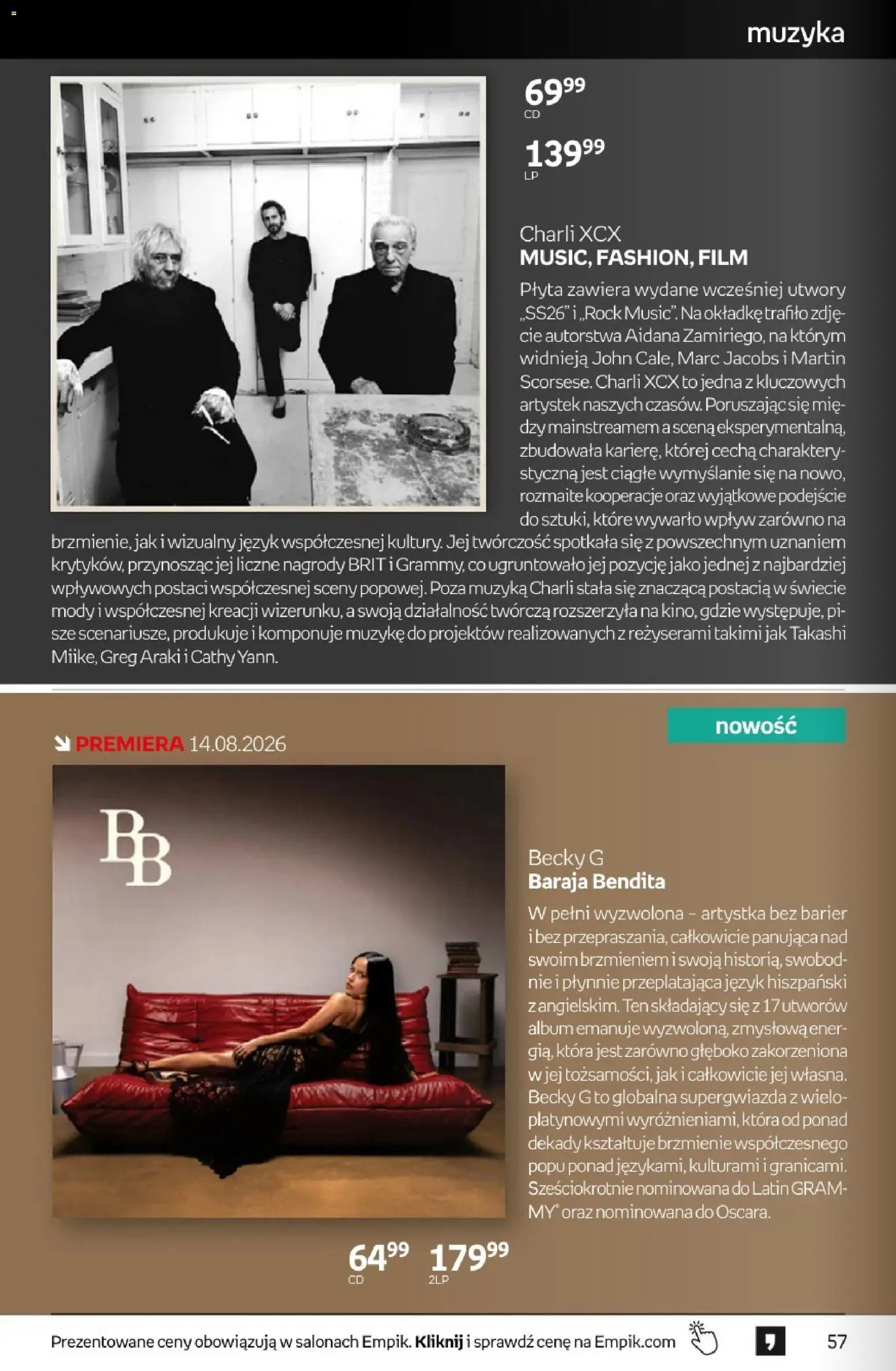 Empik promocje - Tom kultury Muzyka od 12.08.2026 | Strona: 4 | Produkty: Jacobs