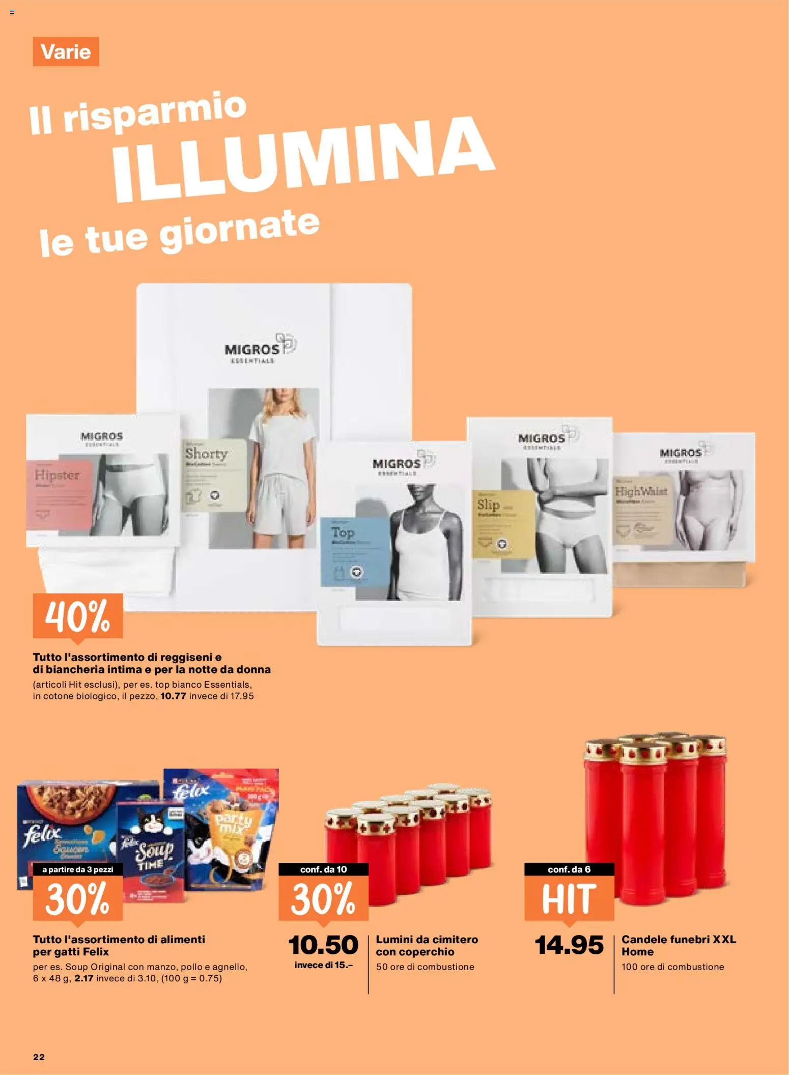 Migros aktionen IT – gültig ab 22.10.2026 | Seite: 22 | Produkte: Slip, Top