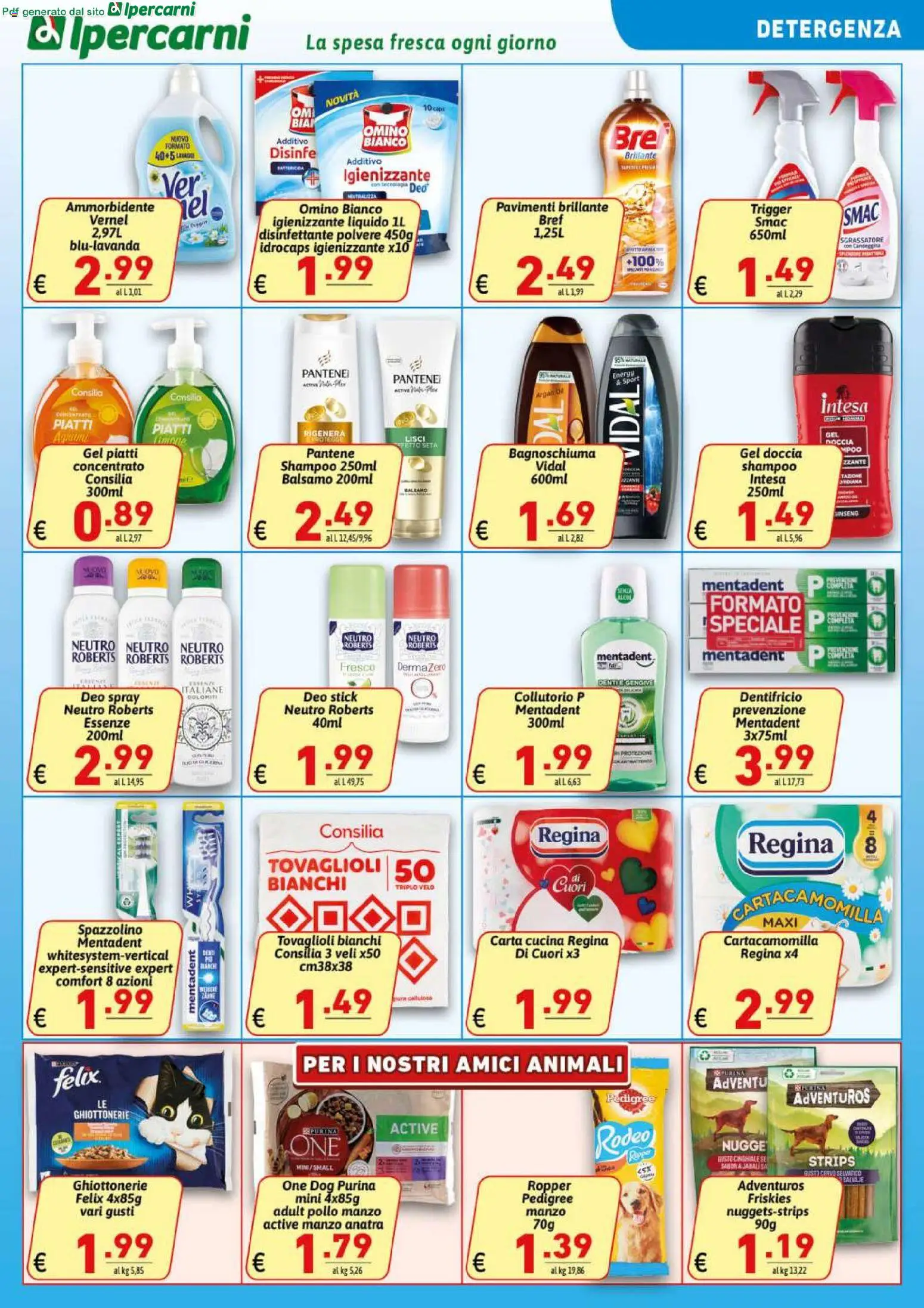 Volantino Ipercarni del 21/08/2026 | Pagina: 15 | Prodotti: Dentifricio, Pollo, Collutorio, Gel doccia