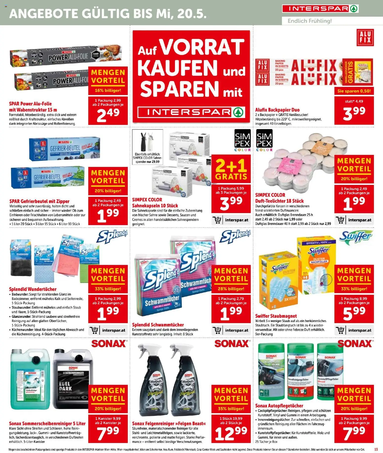 Die besten Angebote | Interspar - Flugblatt ab 30.04.2026 | - Jetzt stöbern! | Österreich