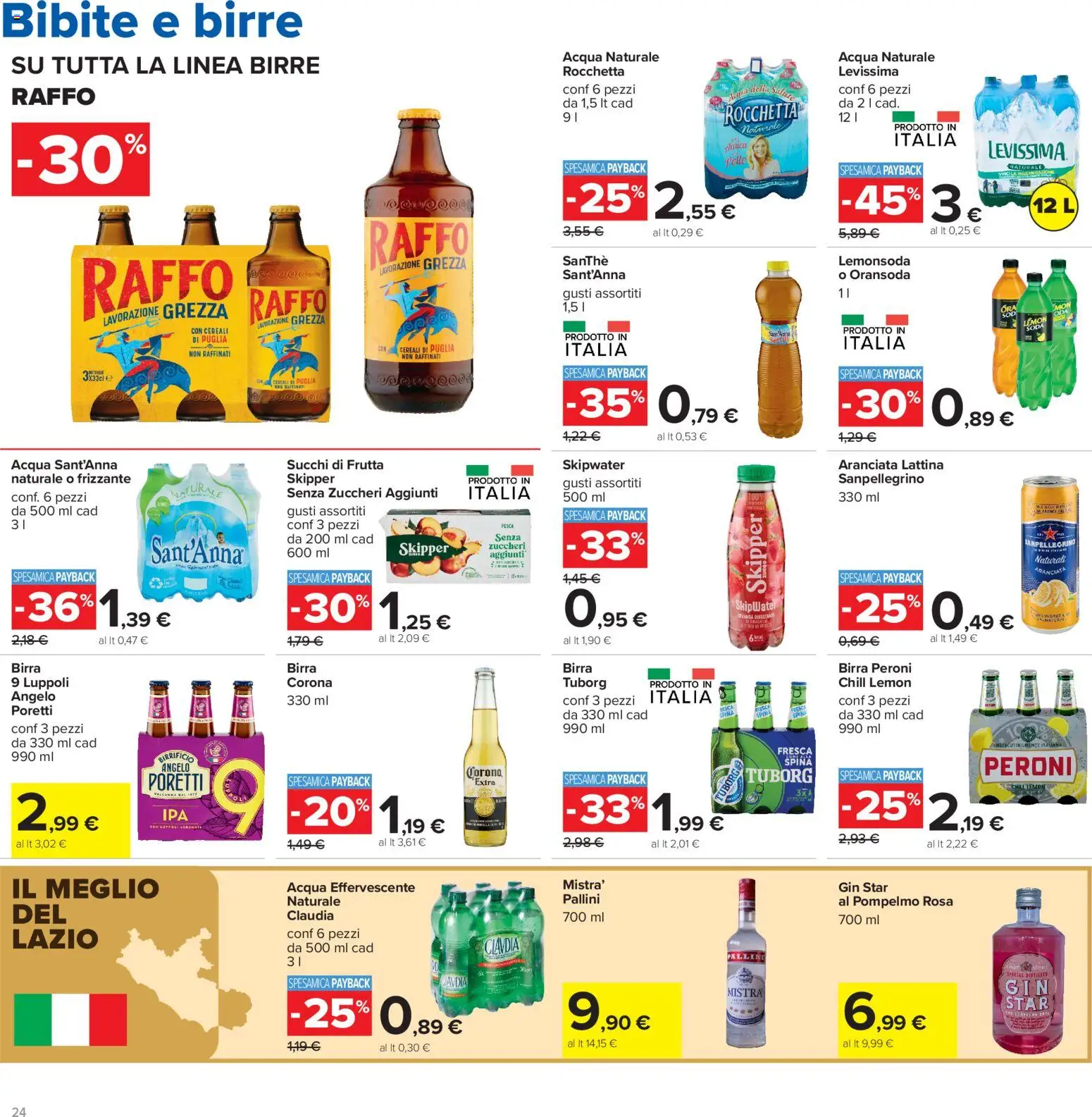 Volantino Carrefour del 13/07/2026 | Pagina: 24 | Prodotti: Birra, Cereali, Pompelmo, Bibite