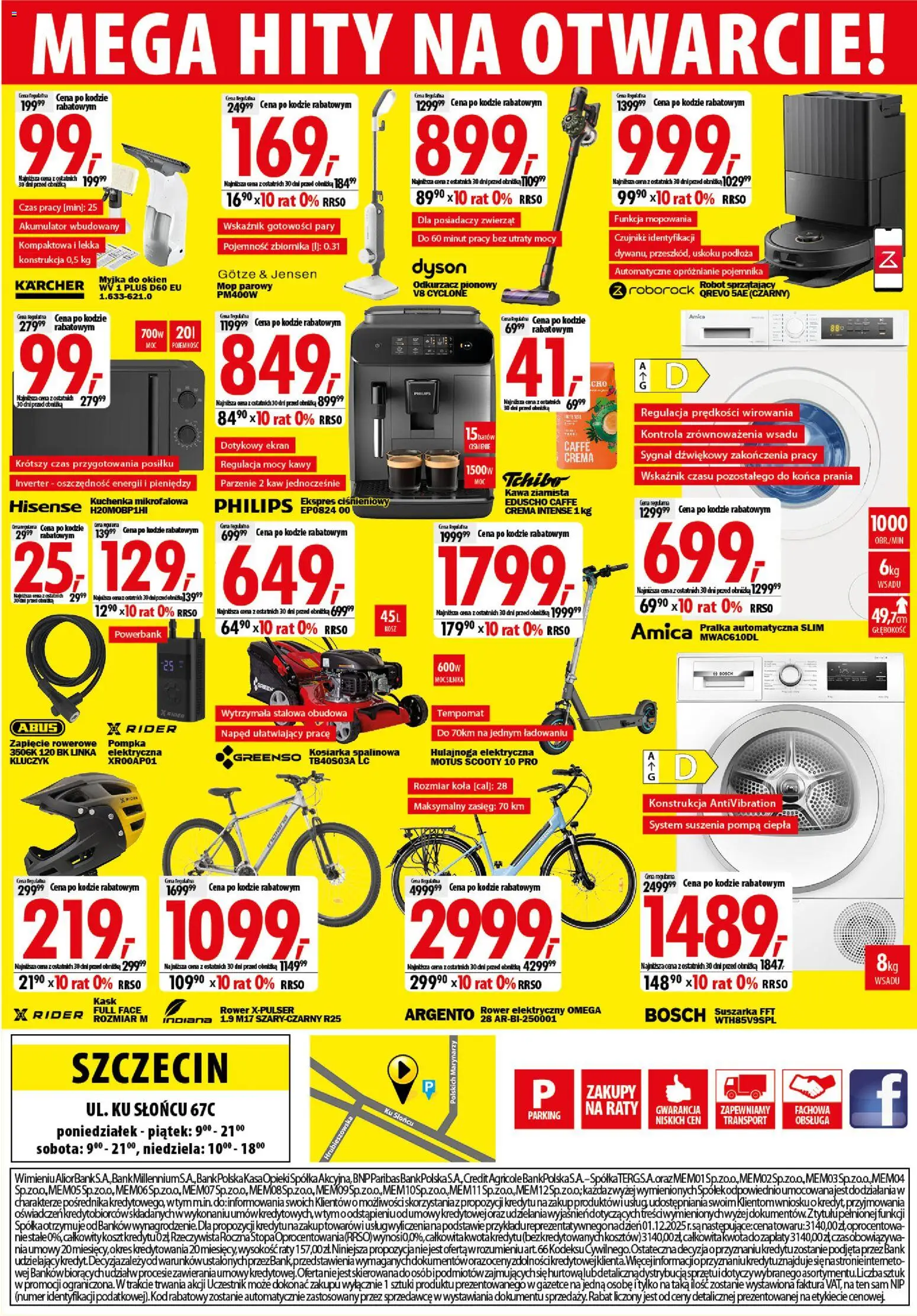 Mediaexpert promocje - Otwarcie po remoncie Szczecin od 20.08.2026 | Strona: 8 | Produkty: Kuchenka mikrofalowa, Kuchenka, Tchibo, Robot sprzątający