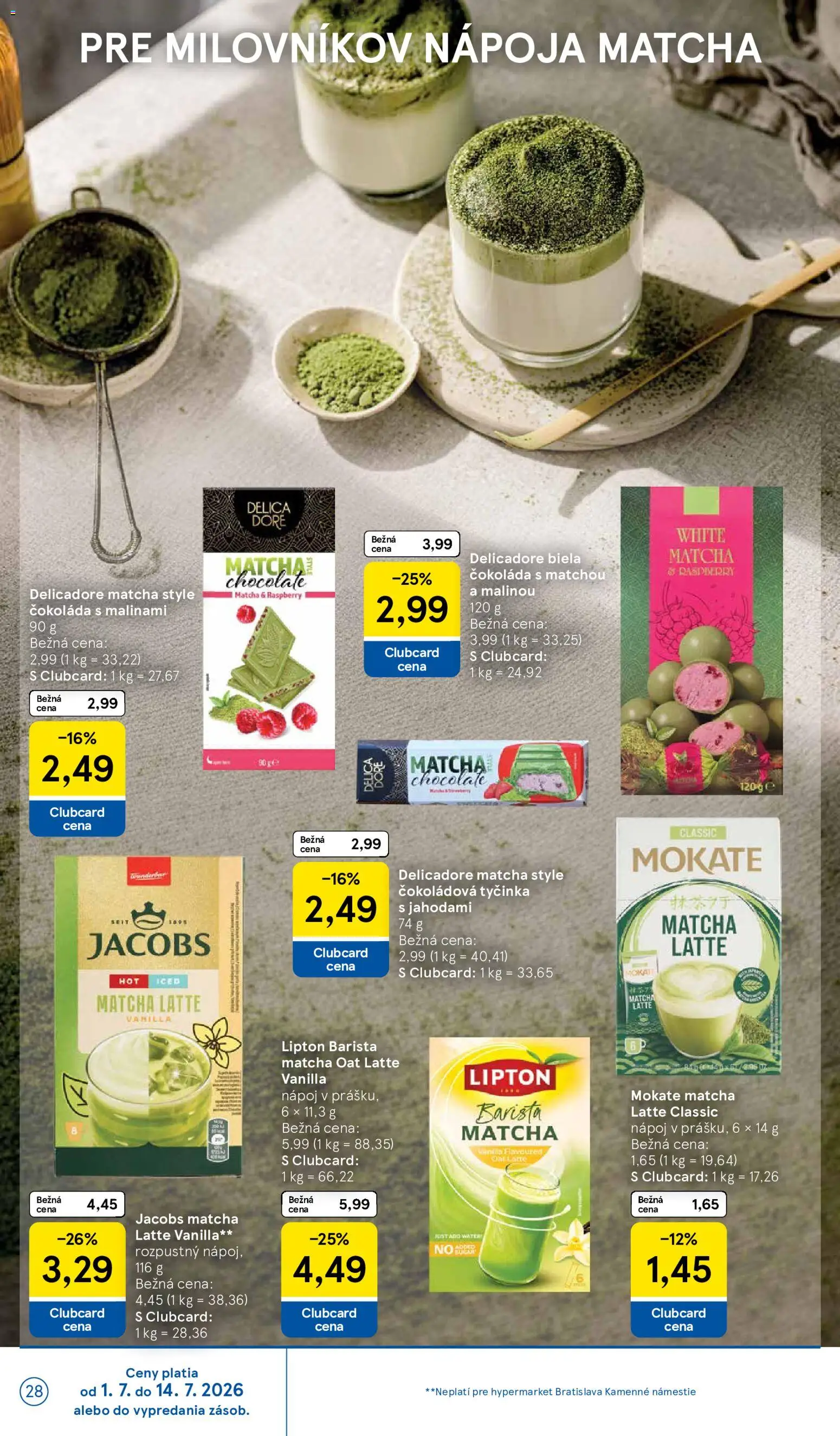 Nové Tesco akcie – leták je platný od 01.07.2026 | Strana: 28