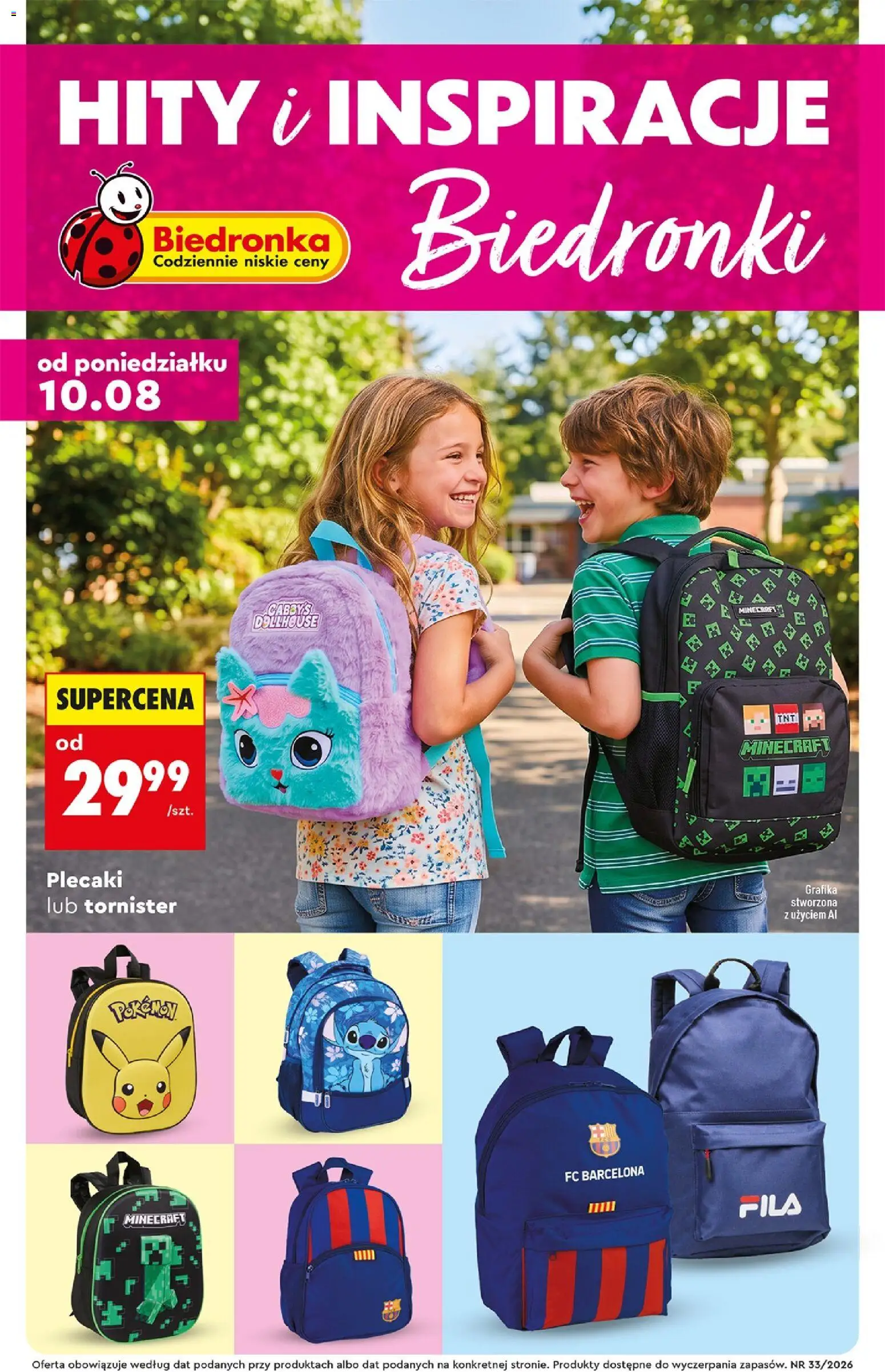 Biedronka Polsko leták - Hity i inspiracje od 10.08.2026 | Strana: 1