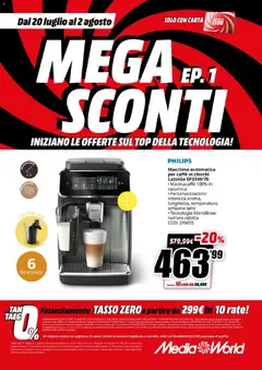 Anteprima del volantino Media World volantino Sconti valido a partire dal 20/07/2026 | Pagina: 61