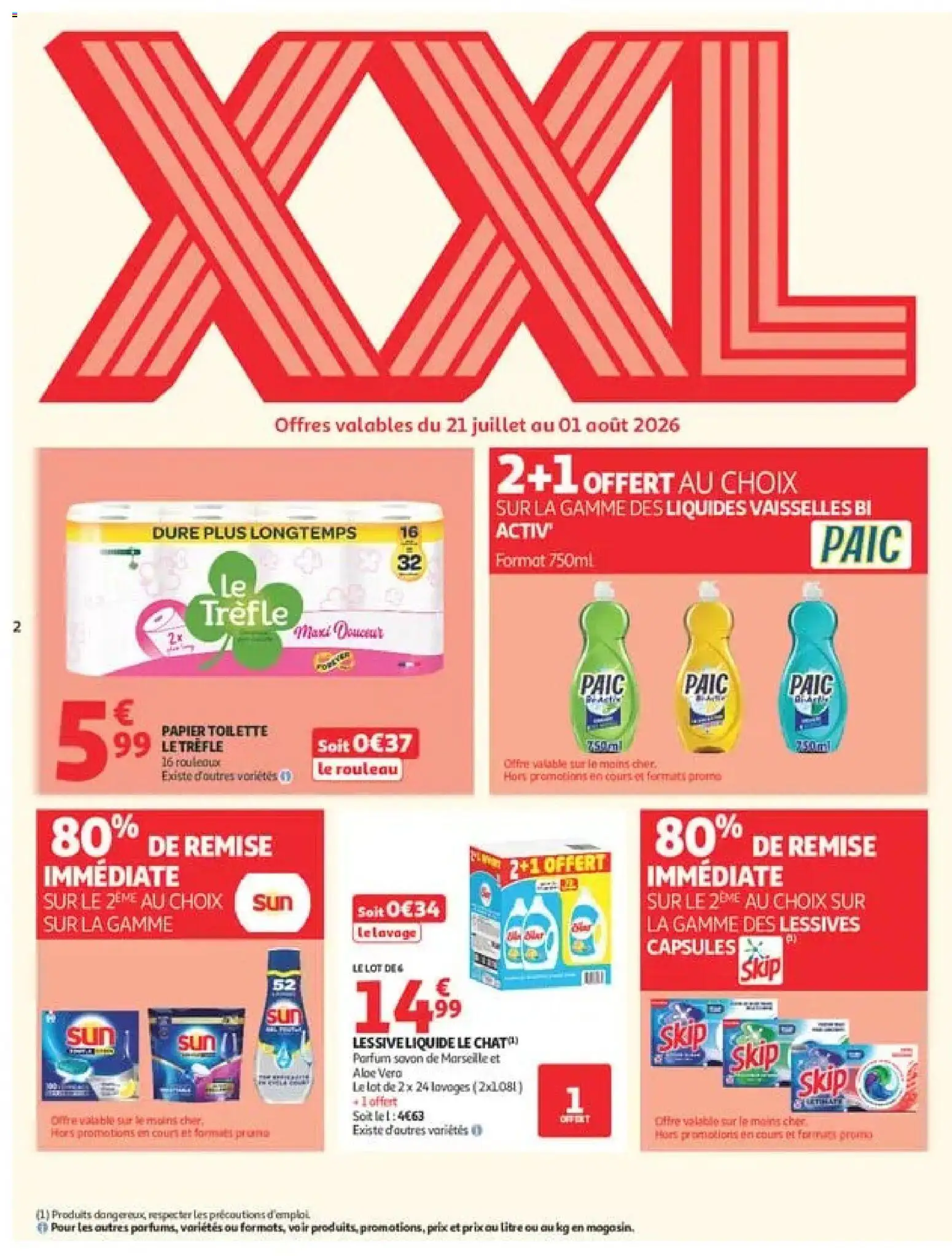 {H1} | Page: 2 | Produits: Papier toilette, Parfum, Rouleau, Lessive Liquide