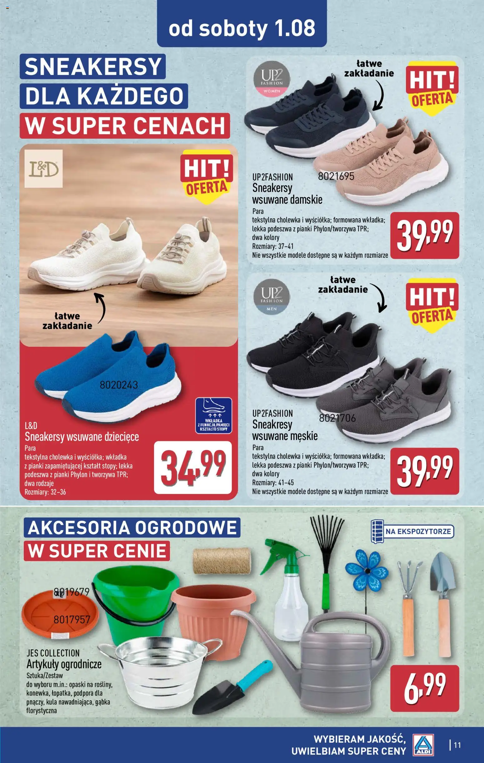 Aldi gazetka - Hity od Środy i od Soboty od 29.07.2026 | Strona: 11 | Produkty: Pianki, Gąbka