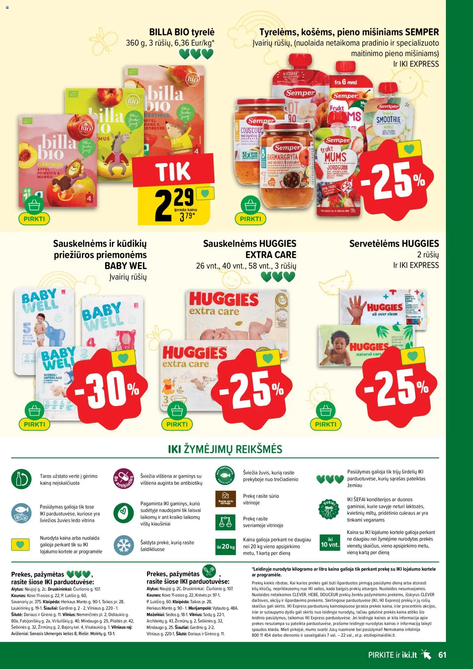 IKI akcijos nuo 25.05.2026 | Puslapis: 61 | Prekių: Kiaušiniai, Vištiena
