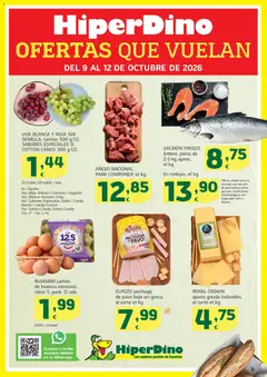 Vista previa HiperDino folleto válido desde el 09/10/2026