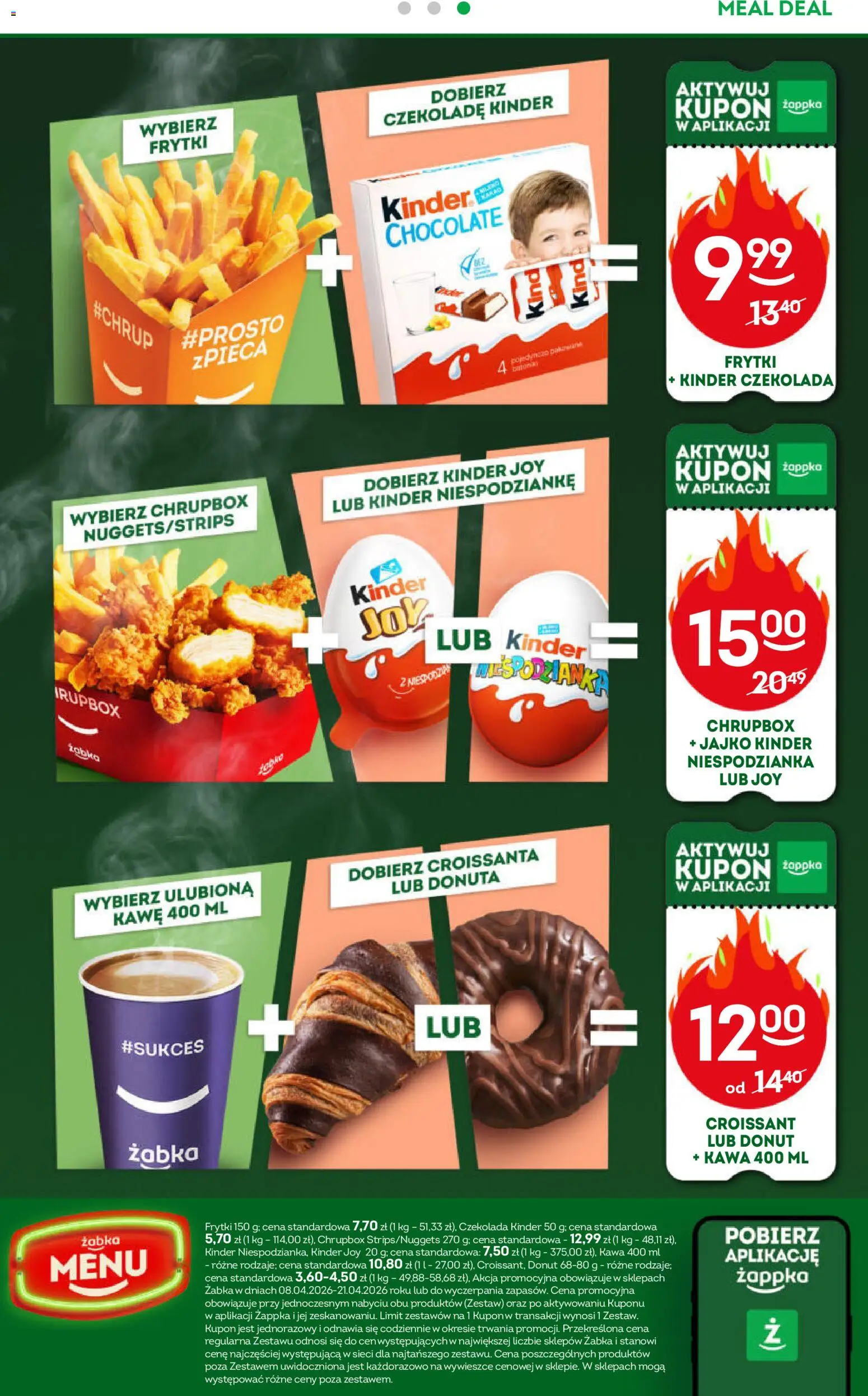 Żabka gazetka od 08.04.2026 | Strona: 54 | Produkty: Bulgur, Bagietka, Gyros z kurczaka, Kasza bulgur