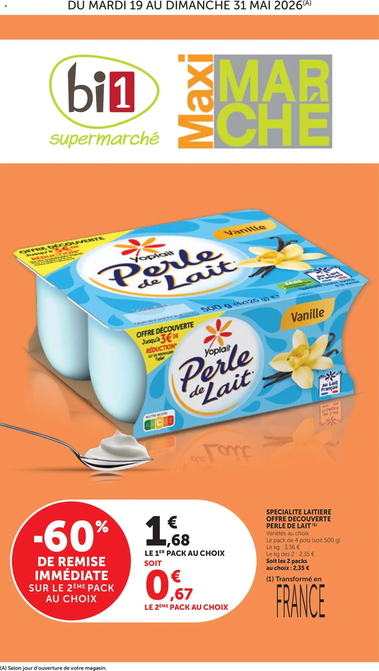 {H1} | Page: 1 | Produits: Lait