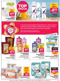 Mercator katalog akcije – veljaven od 09.07.2026 | Stran: 25 | Izdelki: Robčki, Kos, Deodorant, Vlažilni robčki