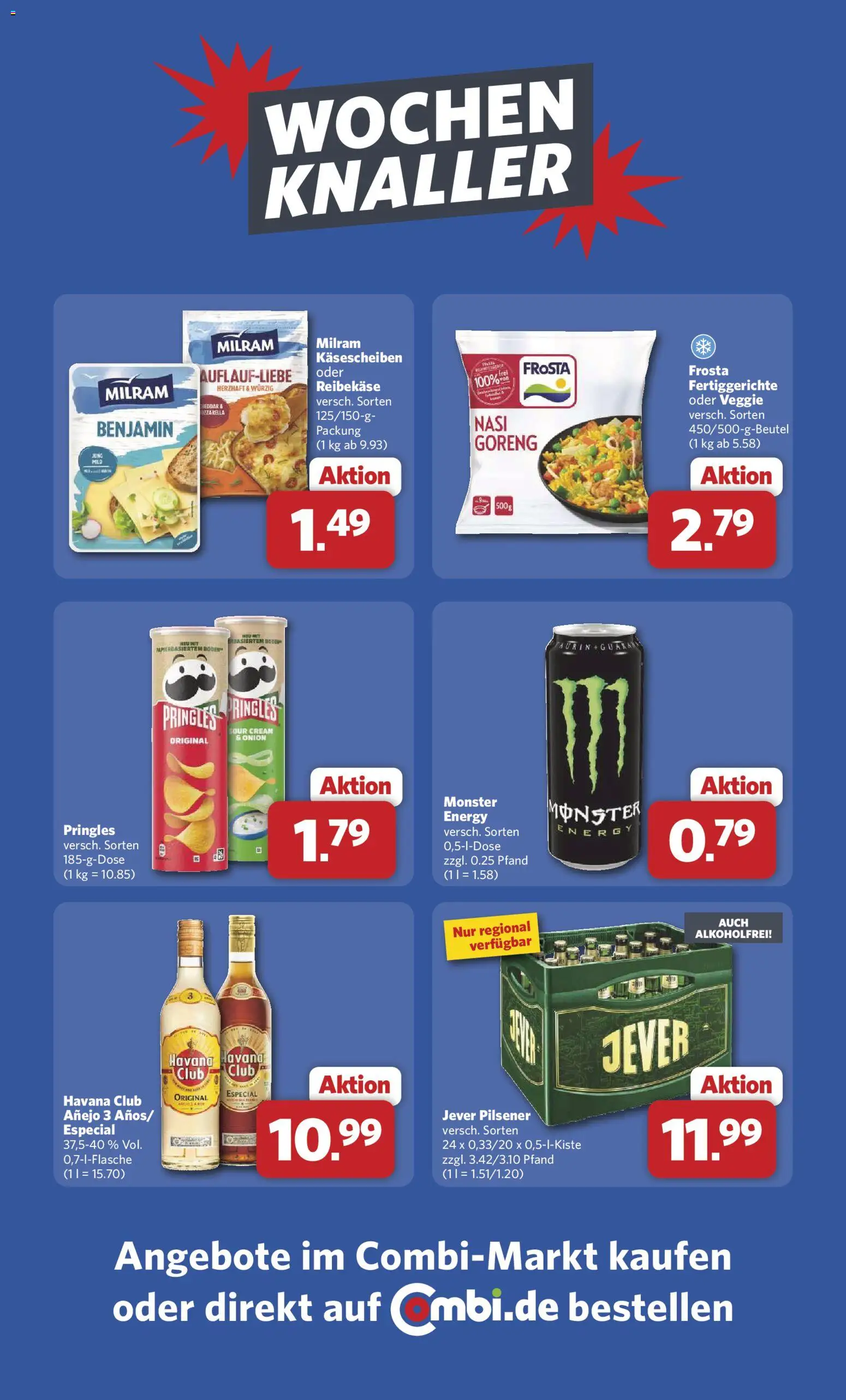 Combi Prospekt – gültig ab 01.06.2026 | Seite: 27 | Produkte: Energy, Milram, Fertiggerichte, Pringles