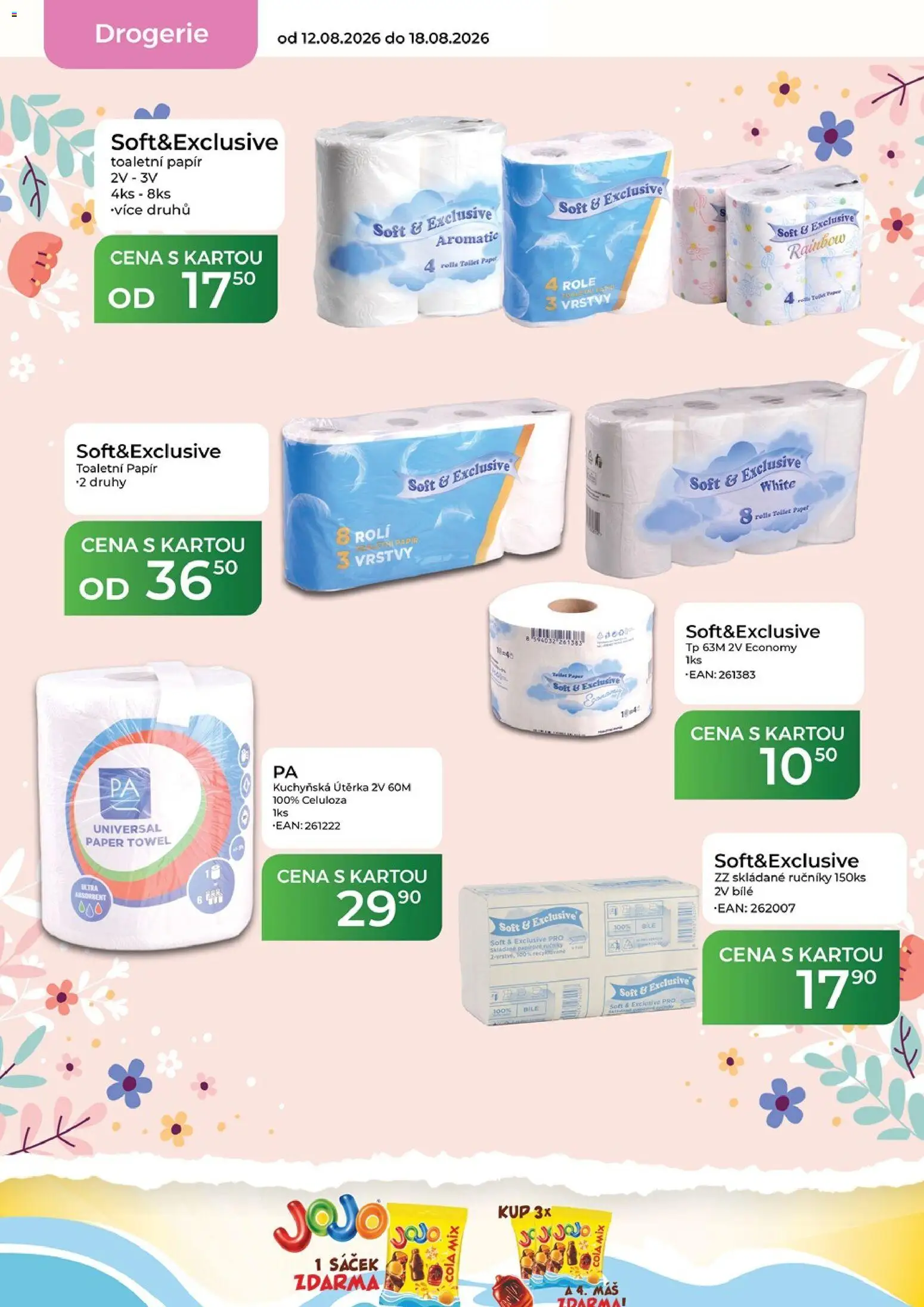 Tamda Foods leták od 12.08.2026 | Strana: 54 | Produkty: Ručníky, Drogerie, Utěrka, Cola