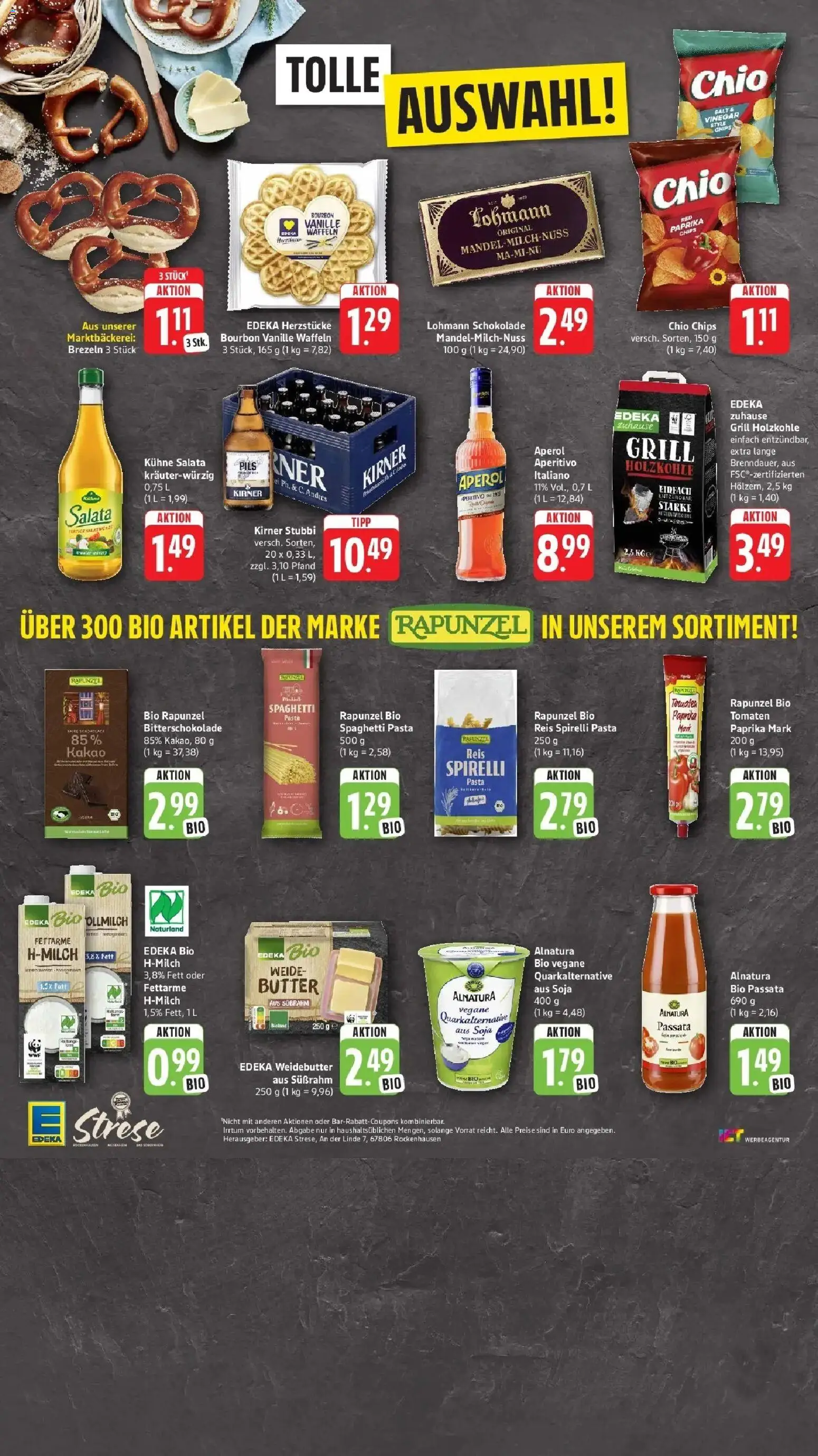 Edeka Prospekt Bad Sobernheim – gültig ab 10.08.2026 | Seite: 2 | Produkte: Pils, Tomaten, Waffeln, Vanille