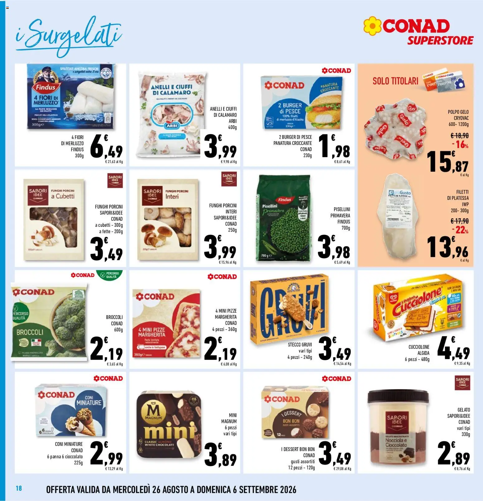 Volantino Conad del 26/08/2026 | Pagina: 18