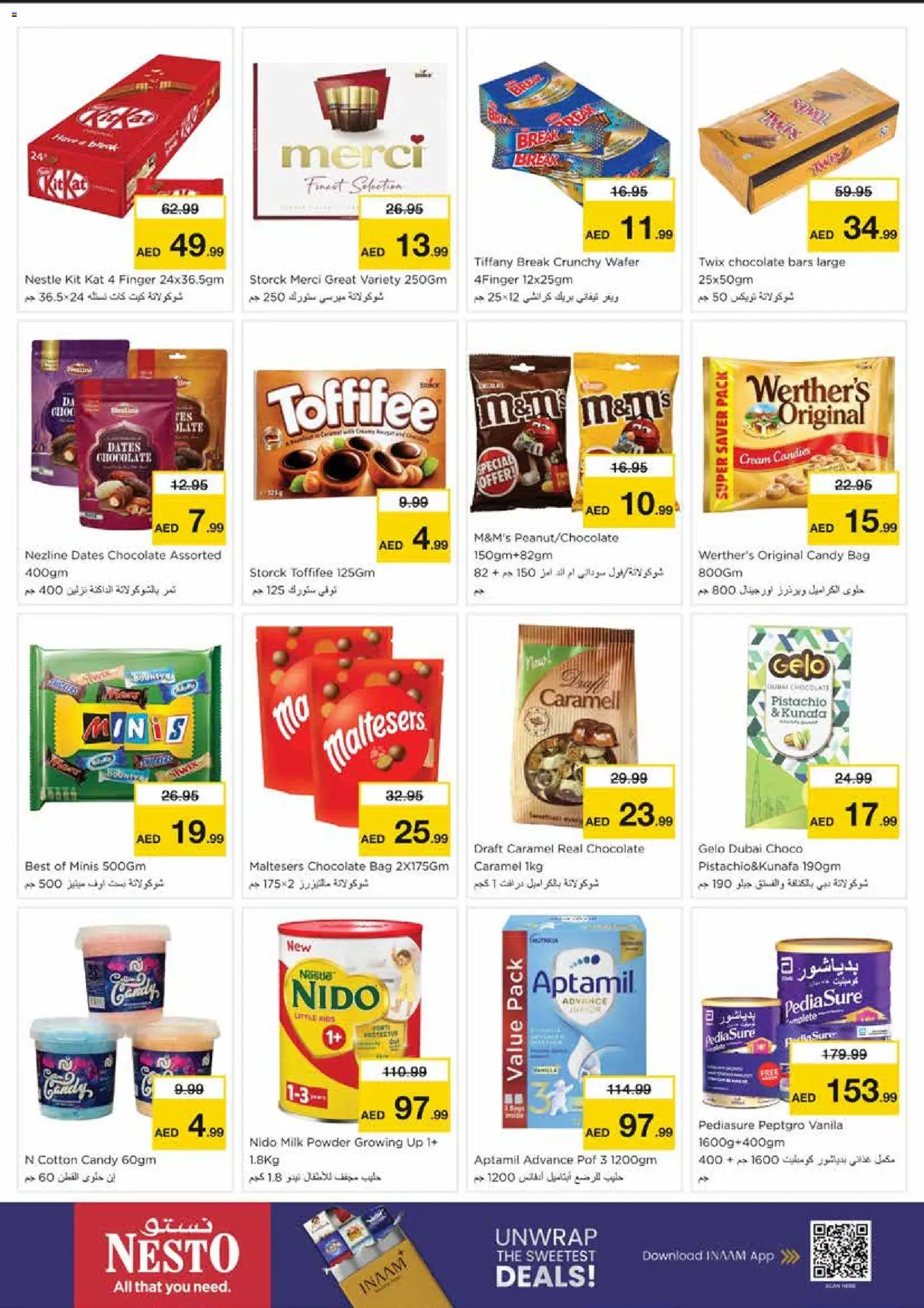 {H1} | Page: 4 | Products: Chocolate, Candies, Cream, Powder