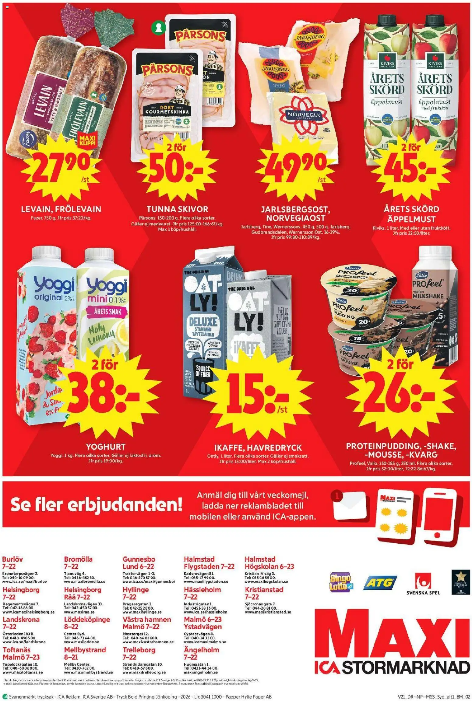 ICA Maxi reklamblad aktuell från 18.05.2026 | Sida: 12