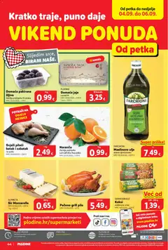 Maslinovo ulje, FARCHIONI Maslinovo ulje ekstra djevičansko - Pregled kataloga iz trgovine Plodine, vrijedi od 02.09.2026 | Stranica: 44