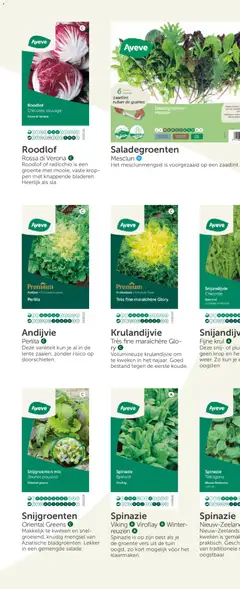 Aveve Groente- en kruidengids - Voorbeeld van een folder van Aveve, geldig van 23.02.2026 | Pagina: 20 | Producten: Pen, Spinazie