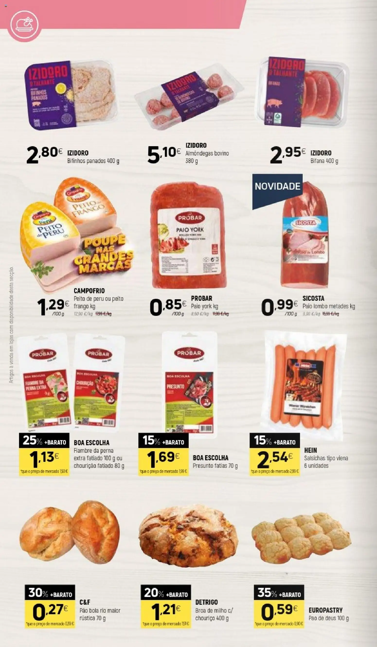 Coviran folheto │ válido de 08/09/2026 | Página: 2 | Produtos: Fiambre, Peito de peru, Chouriço, Salsichas