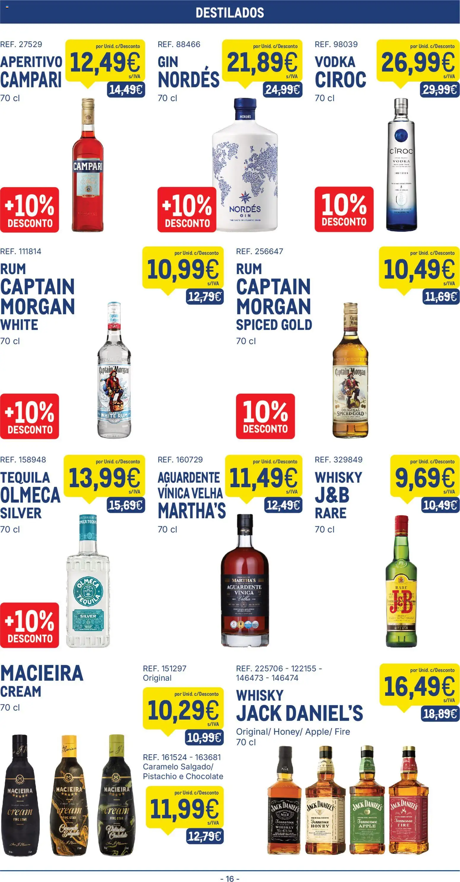 Makro folheto │ válido de 16.06.2026 | Página: 16 | Produtos: Whisky, Rum, Chocolate, Tequila