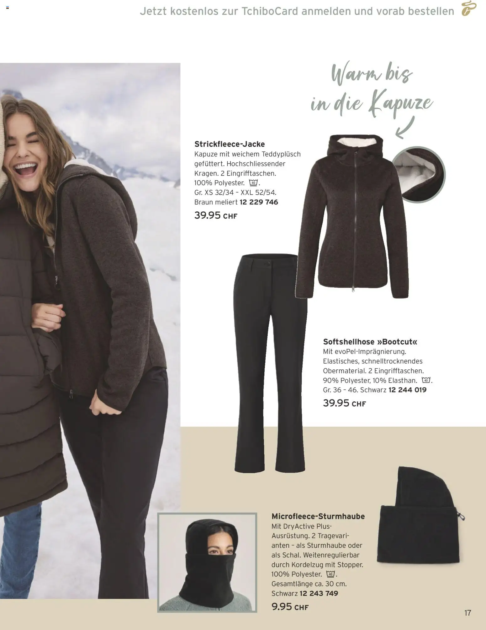 Tchibo aktionen Warme Styles – gültig ab 01.11.2026 | Seite: 17